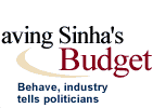 Saving Sinha's Budget from Jaya's onslaught