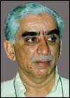 Finance Minister Jaswant Singh