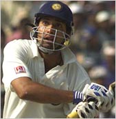 Laxman smashes ton