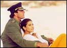 Sanjay Dutt and Kajol in Dushman