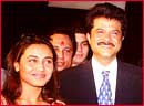 Anil Kapoor and Rani Mukherjee at the muhurat of Nayak