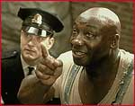 Tom Hanks and Michael Clark Duncan in The Green Mile
