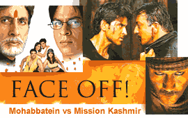 Face Off: Mohabbatein vs Mission Kashmir