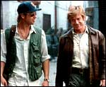 Brad Pitt and Robert Redford in Spy Game
