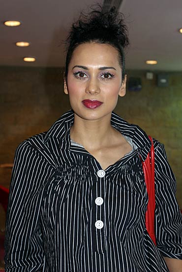 Indian model Sonalika Sahay poses with a Chris 47 Dior D'Trick watch...  News Photo - Getty Images