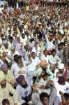 Demonstrators protest against the WTO in New Delhi, November 9, 2001. Reuters/Kamal Kishore