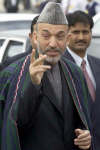 Afghan interim leader Hamid Karzai