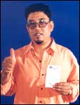 Bimal Kumar Gajmer, the jackpot winner