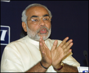 Gujarat Chief Minister Narendra Modi