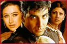 Karisma Kapoor, Akshay Kumar and Shilpa Shetty in Jaanwar