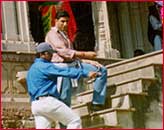 Abhishek Bachchan on the sets of Bas Itna Sa Khwab Hai