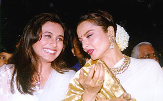 Rani Mukherje and Rekha