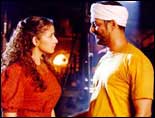 Manisha Koirala and Nana Patekar in Khamoshi