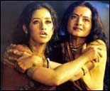 Manisha Koirala and Rekha in Lajja