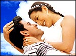 Hrithik Roshan and Amisha Patel in Aap Mujhe Achche Lagne Lage