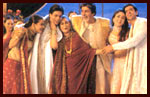 Kajol, SRK. Jaya and Amitabh Bachchan ,Kareena and Hrithik in K3G