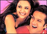 Amrita Arora and Fardeen Khan in KDKP