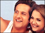 Amrita Arora and Fardeen Khan in KDKP