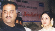 Boney with Sridevi