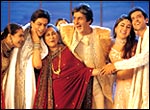 A still from Karan Johar's Kabhi Kushi Kabhie Gham