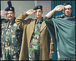  Tabu (second from left) and Sunny Deol (right) in Maa Tujhe Salaam