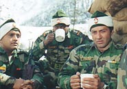 Tense moments for Sunny Deol (right) in Maa Tujhe Salaam