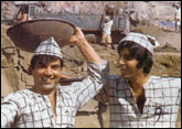 Dharmendra and Amitabh Bachchan in Sholay
