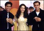 Shah Rukh Khan, Madhuri Dixit and Salman Khan star in Hum Tumhare Hain Sanam