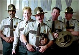 Jay Chandrasekhar, Paul Soter, Steve Lemme, Erik Stolhanske and Kevin Heffernan in Super Troopers