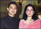 Aamir Khan and Reena Dutt