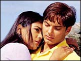 Sameera Reddy and Sohail Khan in Maine Dil Tujhko Diya