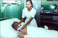 Rasik Solanki in hospital
