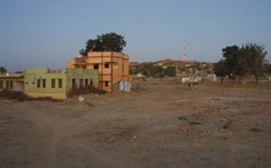 Some of the uninhabitable buildings in Bhachau