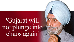 'Gujarat will not plunge into chaos again'