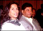 Shobha De with her husband