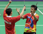 World champions Tony Gunawan and Candra Wijaya