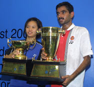 Salakjit Polsana (L) and Abhinn Shyam Gupta