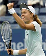 Elena Bovina of Russia 