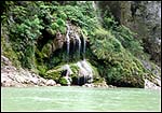 A waterfall in the Lesser GorgesSunset on the Yangtze river