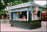 A platform tea stall