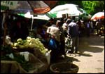 A vegetable market on the
Silk Route at Lanzhou