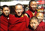 Young monks